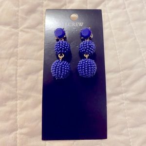 J Crew Orb Dangle Earrings